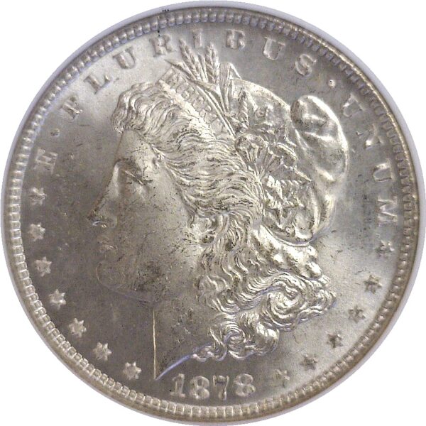 1878-7/8TF.  Morgan Dollar.  -  NGC. MS-63. - Image 2