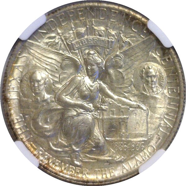 1936.  Texas Commemorative Half Dollar.  -  NGC MS-67+. - Image 3