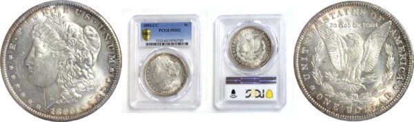 1893-CC Morgan Dollar.  PCGS MS-62