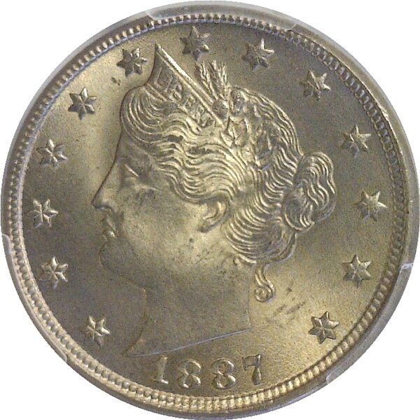1887 Liberty Nickel - PCGS MS-64 CAC - Image 2