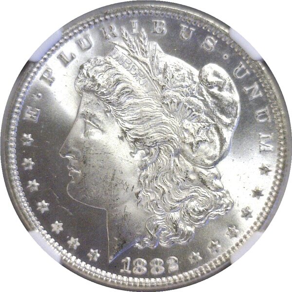 1882.  Morgan Dollar.  -  NGC. MS-65+. CAC - Image 2