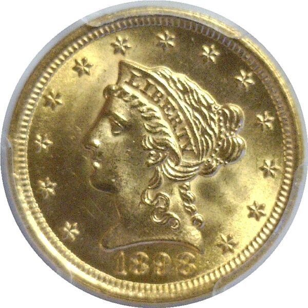 1898. $2 1/2 Liberty.  -   PCGS. MS-65. - Image 2