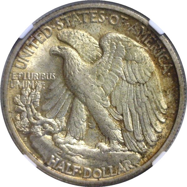 1919-S.  Walking Liberty Half Dollar.  -  NGC. AU-58. CAC - Image 3