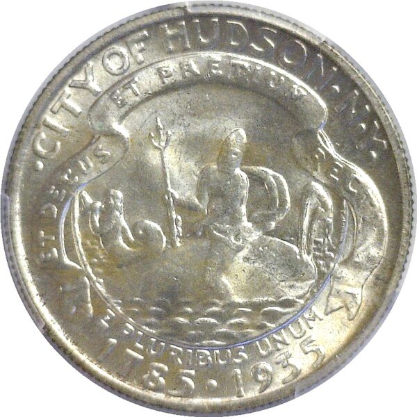 1935. Hudson Commemorative Half Dollar.  -   PCGS. MS-64. - Image 2