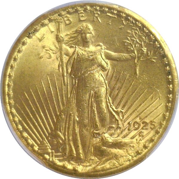 1925-S.  $20 St. Gaudens.  -   PCGS. MS-64. - Image 2