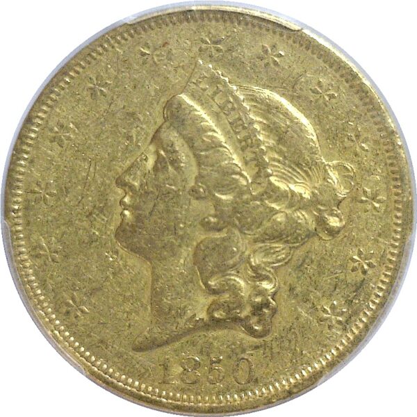 1850. $20 Liberty.  -   PCGS. XF-45. - Image 2