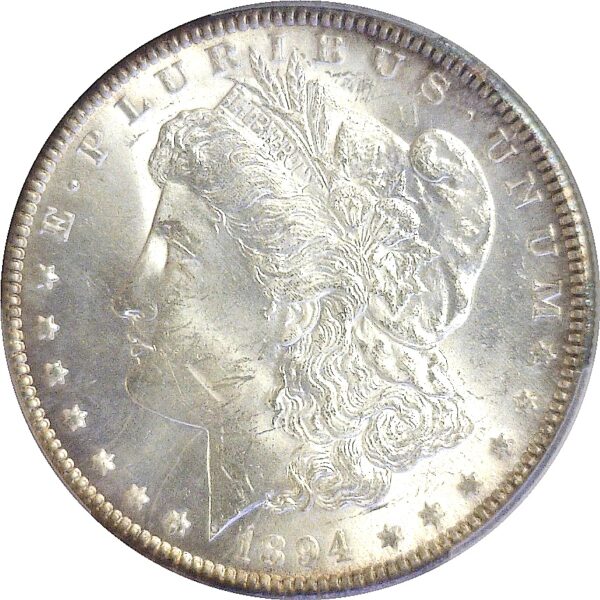 1894-S  Morgan Dollar.  -  PCGS MS-63. - Image 2