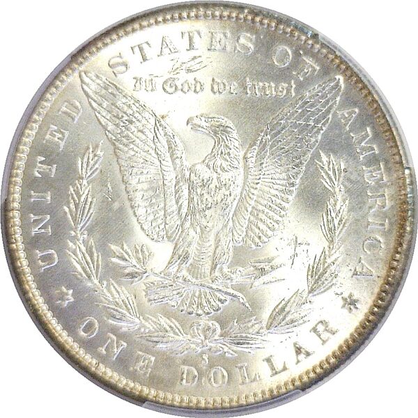 1894-S  Morgan Dollar.  -  PCGS MS-63. - Image 3