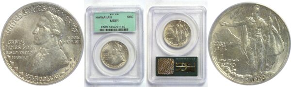 1928. Hawaiian Commemorative Half Dollar.  -  PCGS. MS-64.