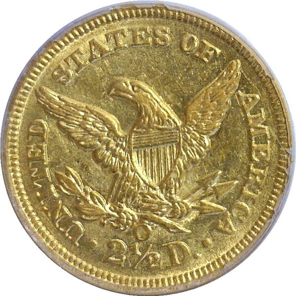 1854-O $2 1/2 Liberty - PCGS AU-50 - Image 3