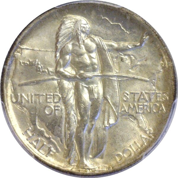 1936 Oregon Trail Commemorative Half Dollar - PCGS MS-66. - Image 2