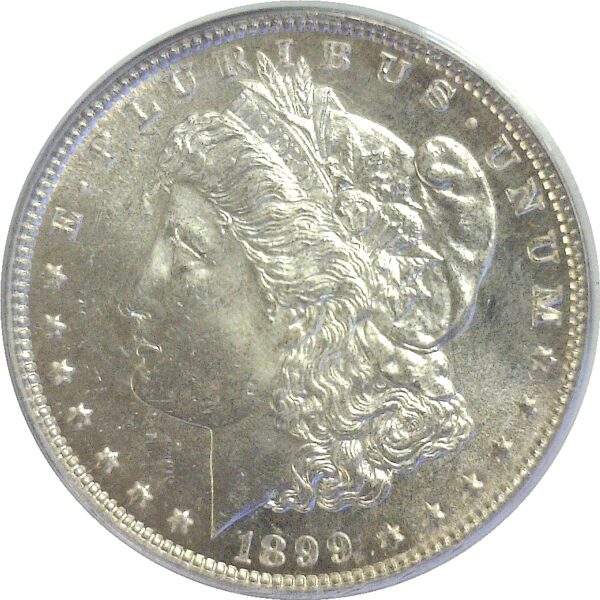 1899.  Morgan Dollar.  -  PCGS. MS-63. DMPL. - Image 2