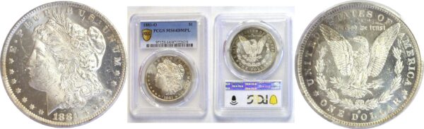 1881-O.  Morgan Dollar.  -  PCGS. MS-64. DMPL.