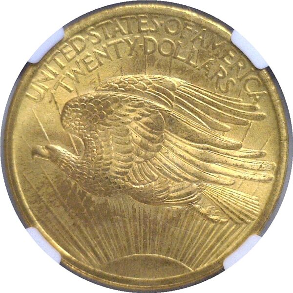 1907. $20 St. Gaudens.  -  NGC. MS-66. - Image 3