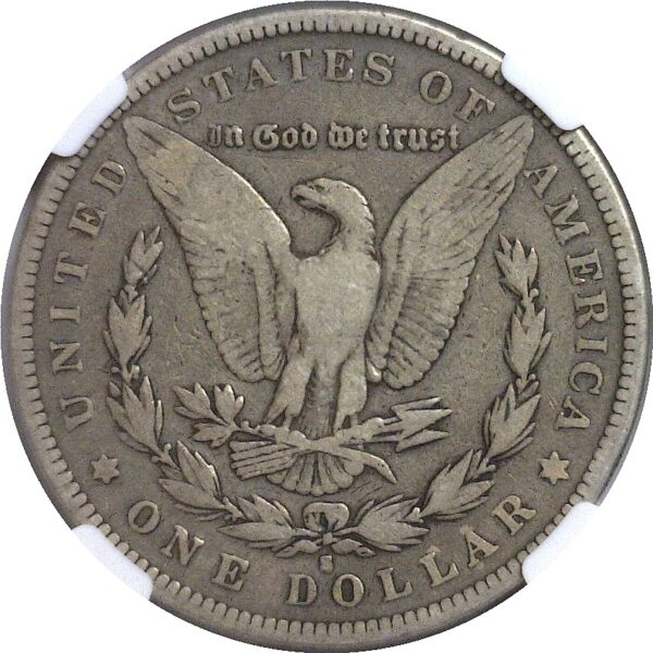 1893-S Morgan Dollar.  -  NGC Good-6 CAC - Image 3