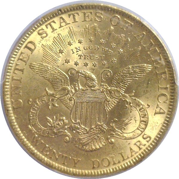 1893. $20 Liberty  -  PCGS. MS-62. - Image 3