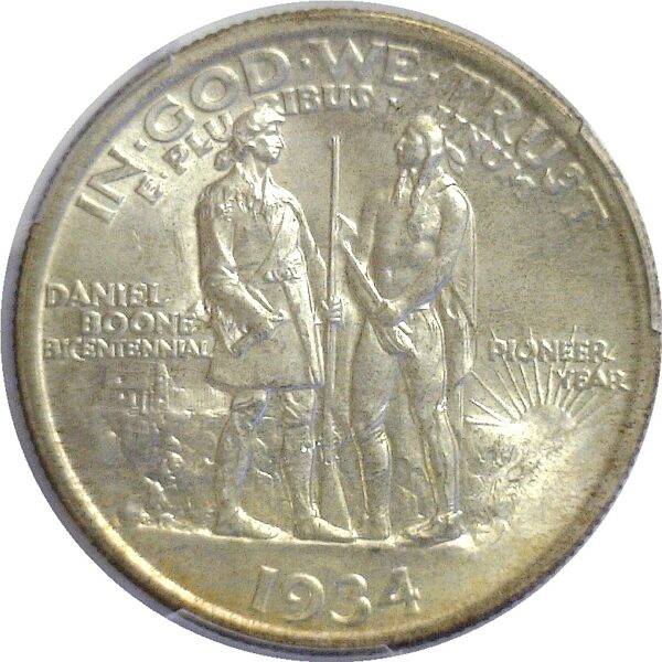 1934.  Boone Commemorative Half Dollar.  -   PCGS. MS-67. - Image 3