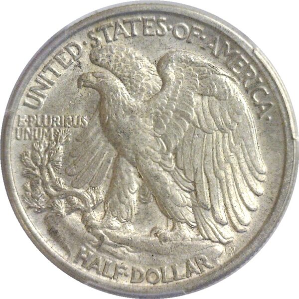 1918.  Walking Liberty Half Dollar.  -  PCGS. AU-55. - Image 3