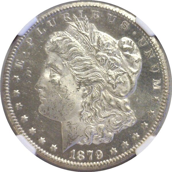 1879-CC .  Morgan Dollar.  -  NGC. MS-62. PL. - Image 2