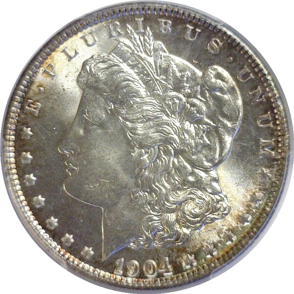 1904  Morgan Dollar.  -  PCGS MS-65. - Image 2