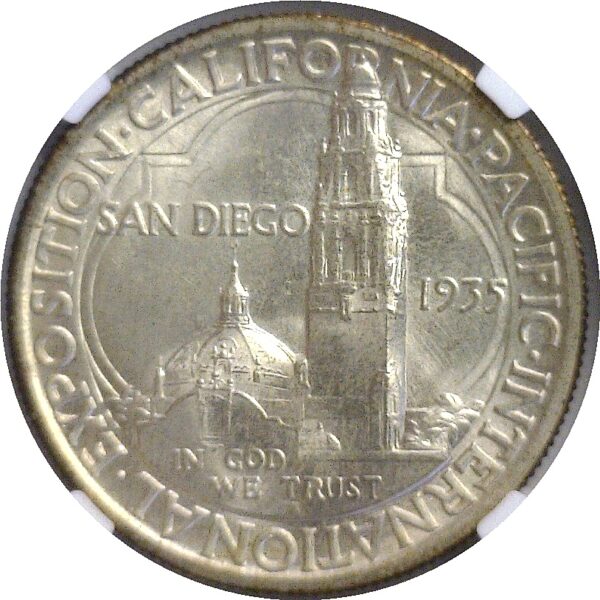 1935-S.  San Diego Commemorative Half Dollar.  -  NGC. MS-66. - Image 3