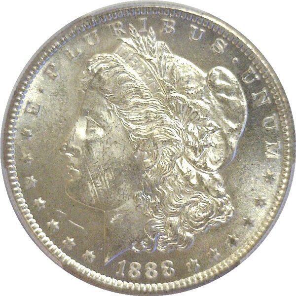 1888-S.  Morgan Dollar.  -  PCGS. MS-63. - Image 2