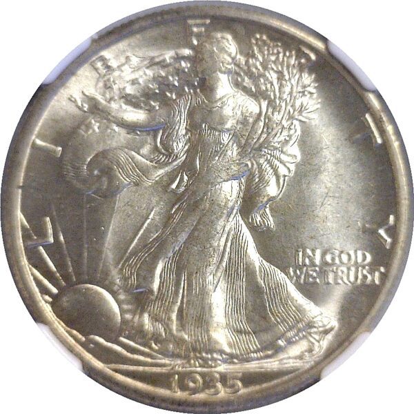 1935-D.  Walking Liberty Half Dollar. NGC. MS-65. - Image 2