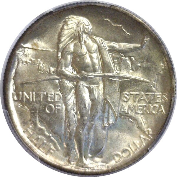 1928 Oregon Trail Commemorative Half Dollar.  PCGS MS-66+ - Image 2