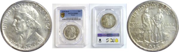 1935/34-S Boone Commemorative Half Dollar.  -  PCGS MS-66