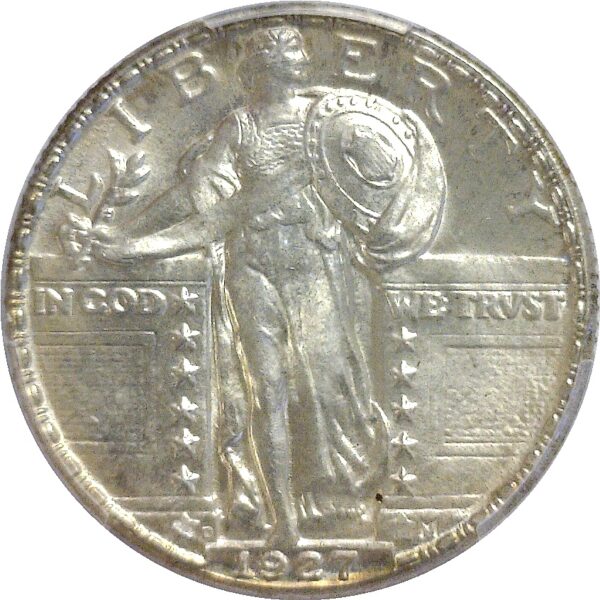 1927-D Standing Liberty Quarter  -  PCGS MS-64 FH CAC - Image 2