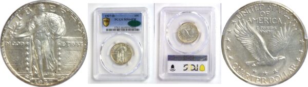 1927-D Standing Liberty Quarter  -  PCGS MS-64 FH CAC