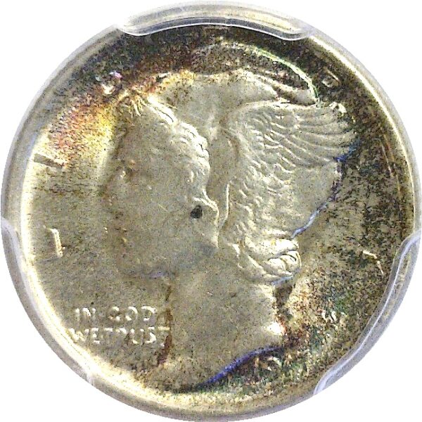 1917-D.  Mercury Dime. PCGS. MS-64. - Image 2