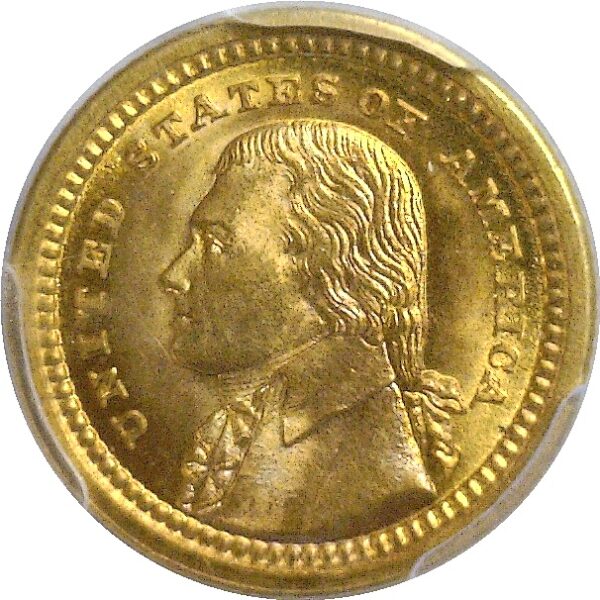 1903. $1 La. Purchase - Jefferson Gold Commemorative.  -  PCGS MS-67. - Image 2