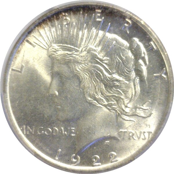 1922-D  Peace Dollar.  -  PCGS MS-65. - Image 2