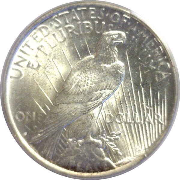 1922-D  Peace Dollar.  -  PCGS MS-65. - Image 3