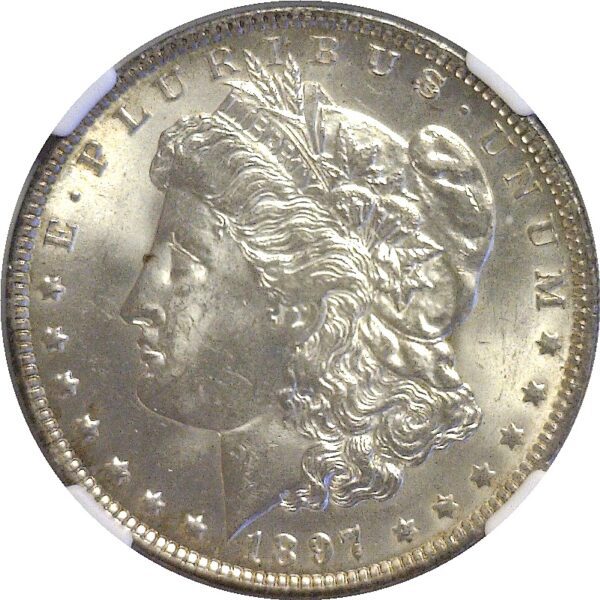 1897-O  Morgan Dollar.  -  NGC MS-62 - Image 2