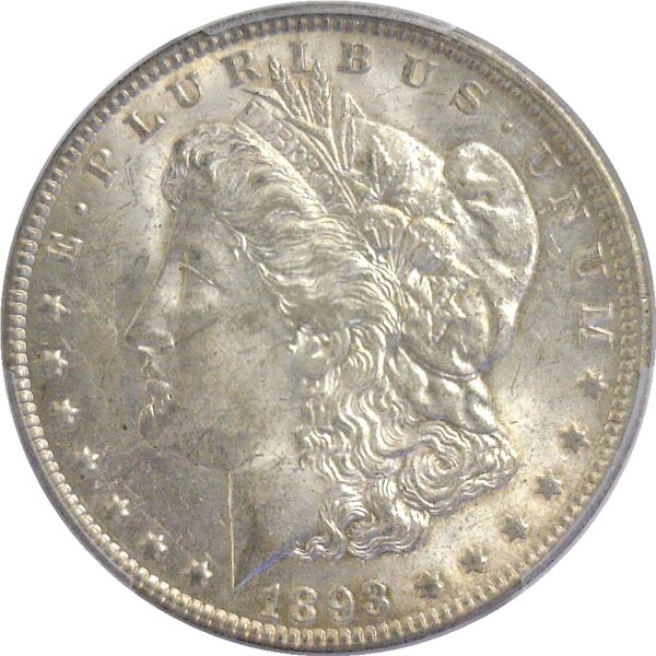 1893-O.  Morgan Dollar.  -  PCGS. AU-55. - Image 2