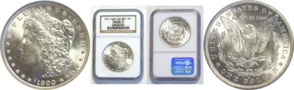 1900-O/CC .  Morgan Dollar.  -  NGC. MS-64.
