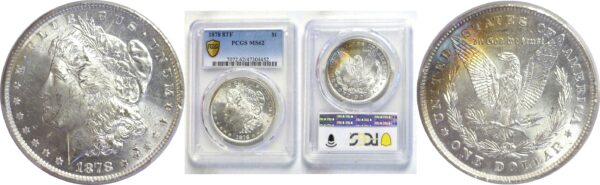 1878-8TF.  Morgan Dollar.  -  PCGS. MS-62.