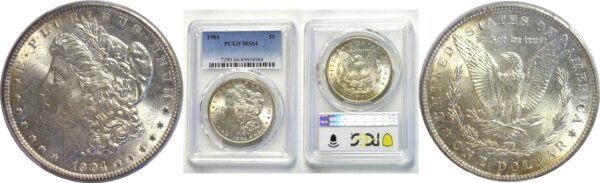 1904  Morgan Dollar.  -  PCGS MS-64.