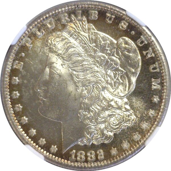 1882-S  Morgan Dollar.  -  NGC MS-66. - Image 2