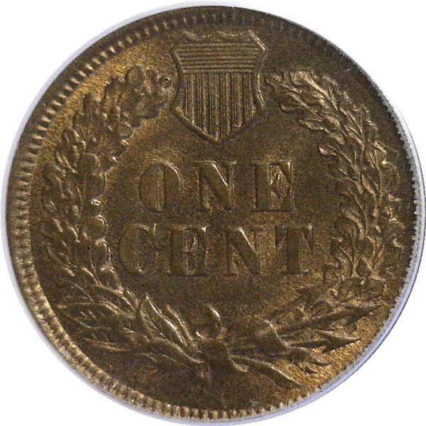 1871 Indian Head Cent  -  PCGS MS-65 RB CAC - Image 3