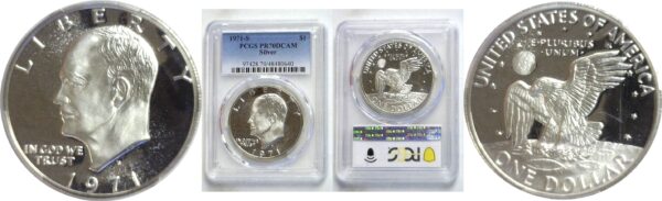 1971-S.  EISENHOWER DOLLAR.  -  PCGS. PR-70. DCAM.