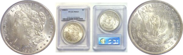 1900-S.  Morgan Dollar.  -  PCGS. MS-63.