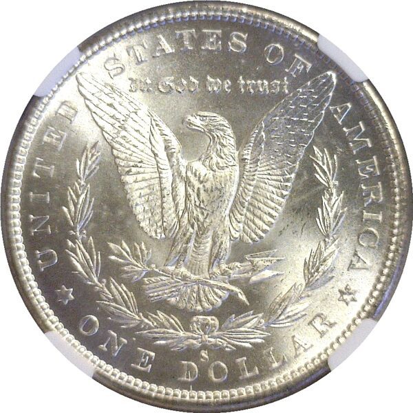 1880-S Morgan Dollar  -  NGC MS-65 - Image 3