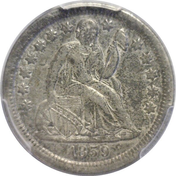 1859-S.  Seated Liberty Dime.  -  PCGS. XF-40. - Image 2