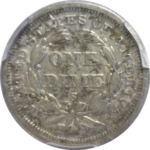 1859-S.  Seated Liberty Dime.  -  PCGS. XF-40. - Image 3