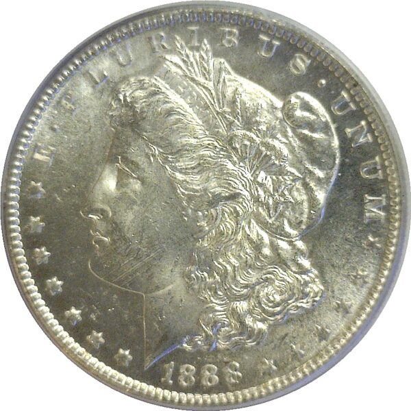 1888-S  Morgan Dollar.  -  PCGS MS-63. - Image 2