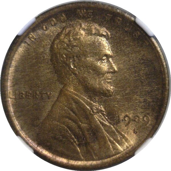 1909-S VDB.  Lincoln Cent.  -  NGC. MS-65. RB. - Image 2