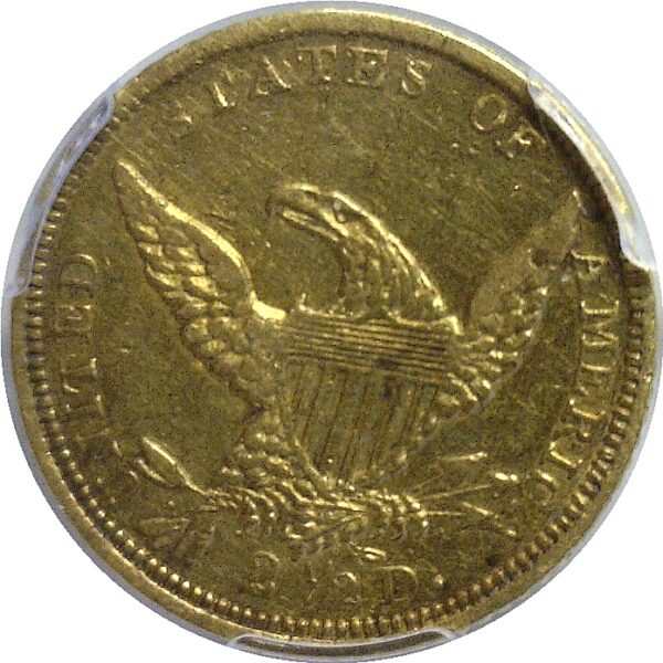 1839-C. $2 1/2 Classic.   -  PCGS. XF-45. - Image 3